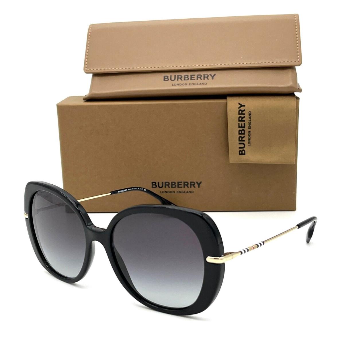 Burberry BE4374 30018G Black / Gray Gradient 55mm Sunglass