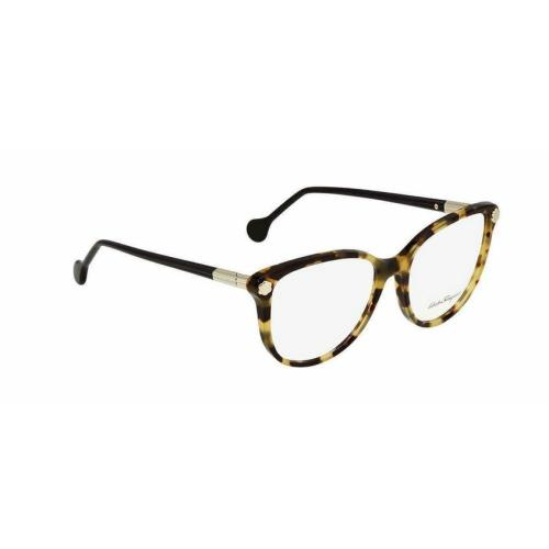 Salvatore Ferragamo Eyeglasses SF2828 281 Tortoise Frames 54MM Rx-able ST