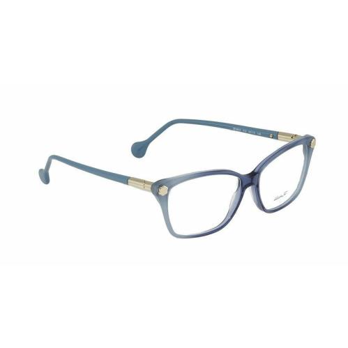 Salvatore Ferragamo Eyeglasses SF2824 414 Crystal Blue Frames 54MM Rx-able ST