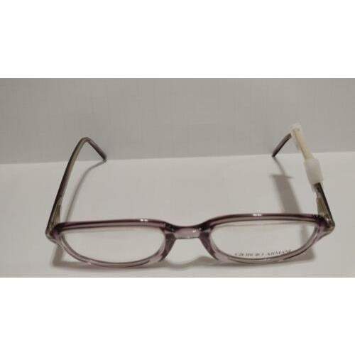 Giorgio Armani 2024 469 49 19 135 Italy Eyeglasses Frames Clear Purple