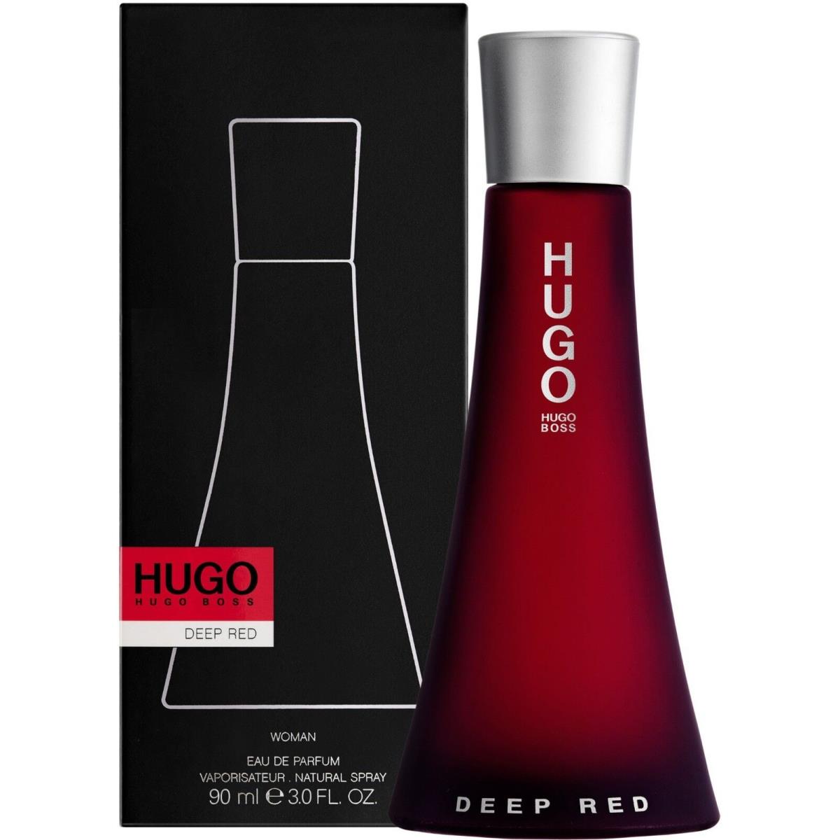 Hugo Boss Deep Red 3.0 OZ Spray Eau DE Parfum For Women Perfume 90 ml