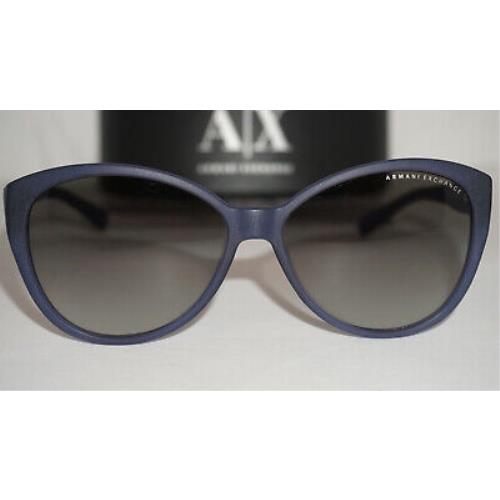 Armani Exchange Sunglasses Dark Blue Gray AX4006 8024/11 59 14 135