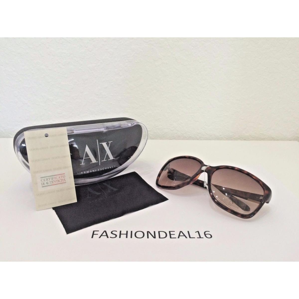 Armani Exchange Tortoise Oversized AX193/S Nsk 02 Sunglasses