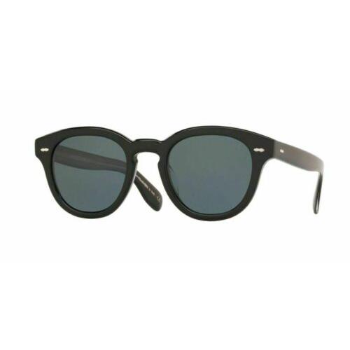 Oliver Peoples Cary Grant Sun OV 5413SU 14923R Black/blue Polarized Sunglasses - Black Frame, Blue Polar Lens