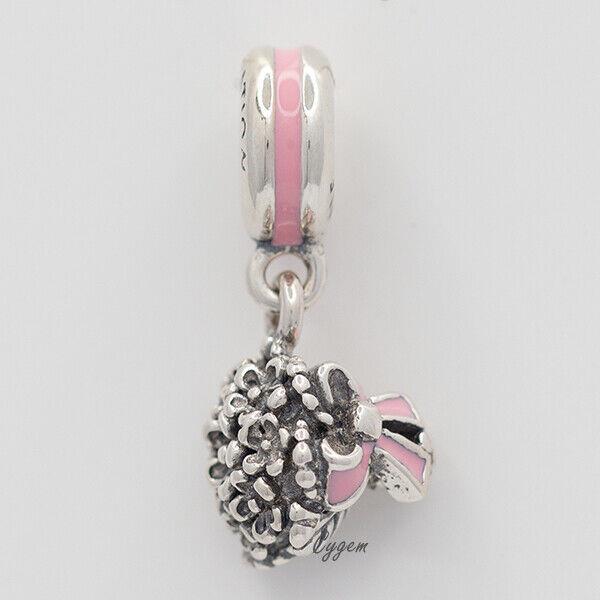 Pandora Charm Wedding Bouquet 791106EN24 W Suede Pouch