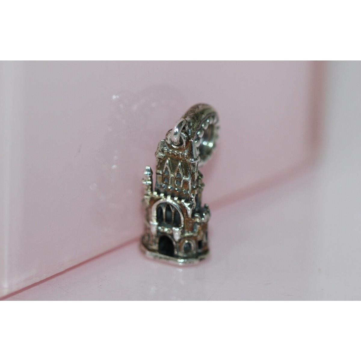 Pandora Regal Castle Charm Dangle CZ 797651CZ Bagtag Anti-tarnish Pouch Inc