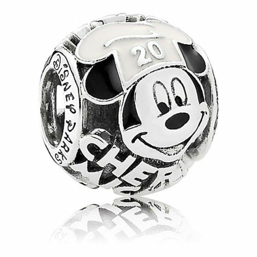 Pandora Charm Disney Chef Mickey Mouse 791802ENMX W Suede Pouch