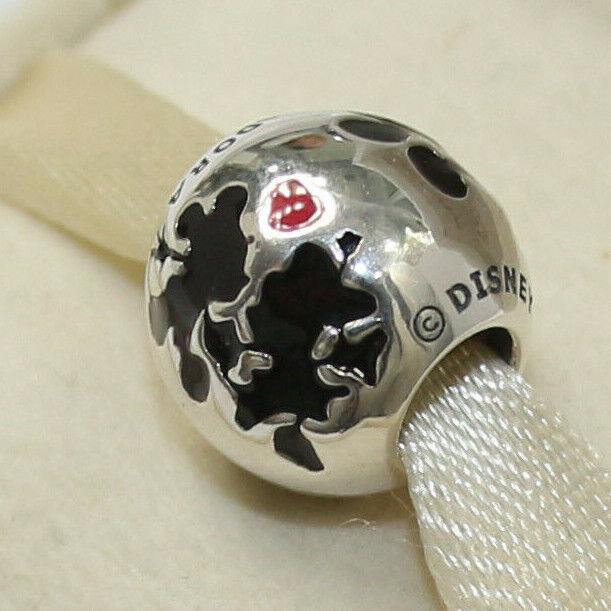 Pandora Charm Minnie Mickey Forever 791700ENMX W Suede Pouch