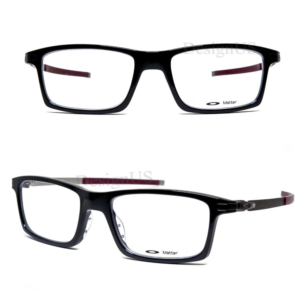 Oakley Pitchman OX8050-0553 Polished Black 53/18/140 Eyeglasses - Frame: Polished Black