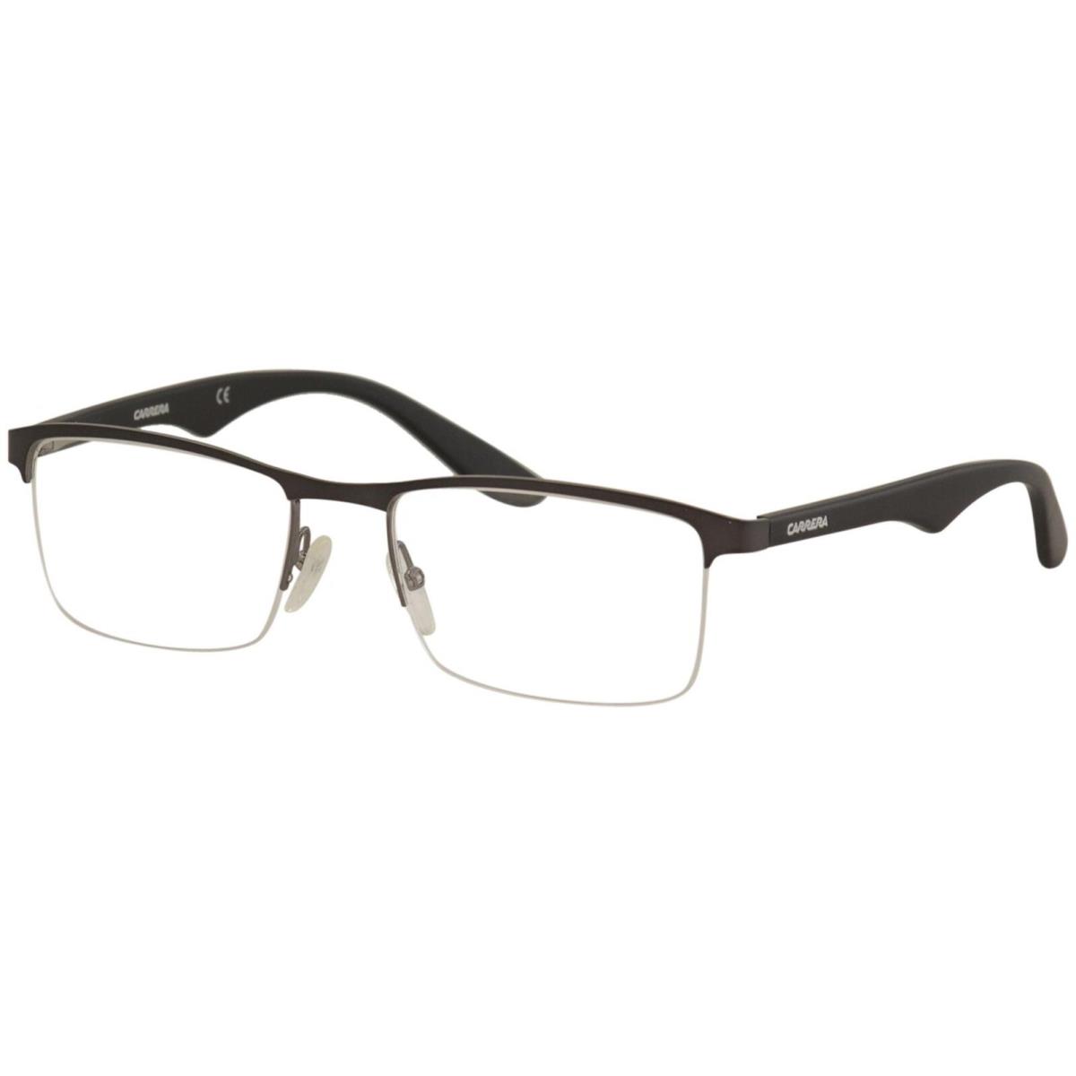 Carrera 6623 7A1 Eyeglasses Men`s Ruthenium/black Semi Rim Rectangle Shape 54mm