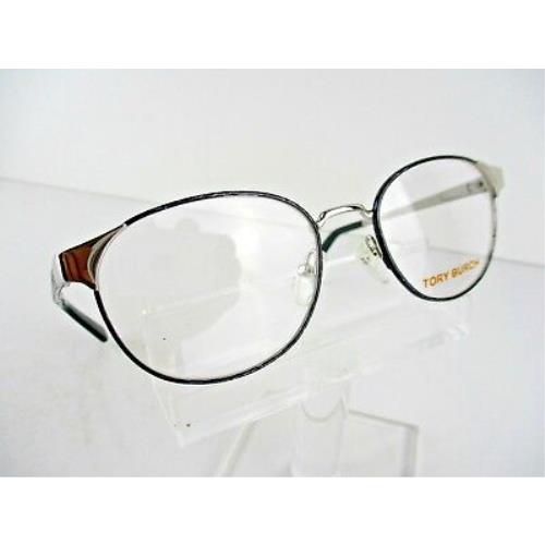Tory Burch TY 1034 W/case 128 Silver Denim 49 x 18 135 mm Eyeglass Frames