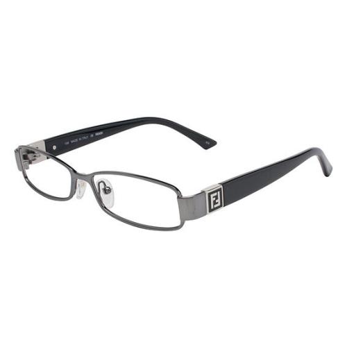 Fendi 904 Color 035 Black Gunmetal Eyeglasses Women`s Designer Glasses Italy