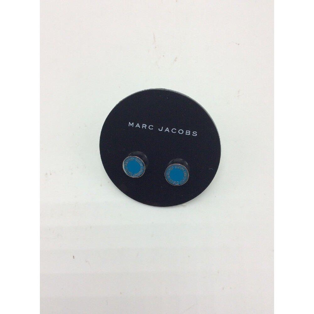 Marc Jacobs Blue Disk Earrings MJ 8C