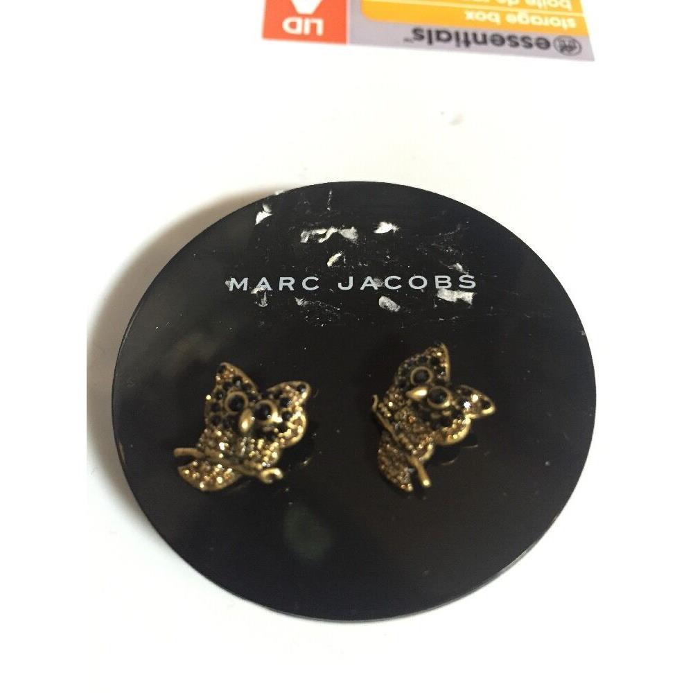 Marc Jacobs Jeweled Owl Stud Earrings. MJ3