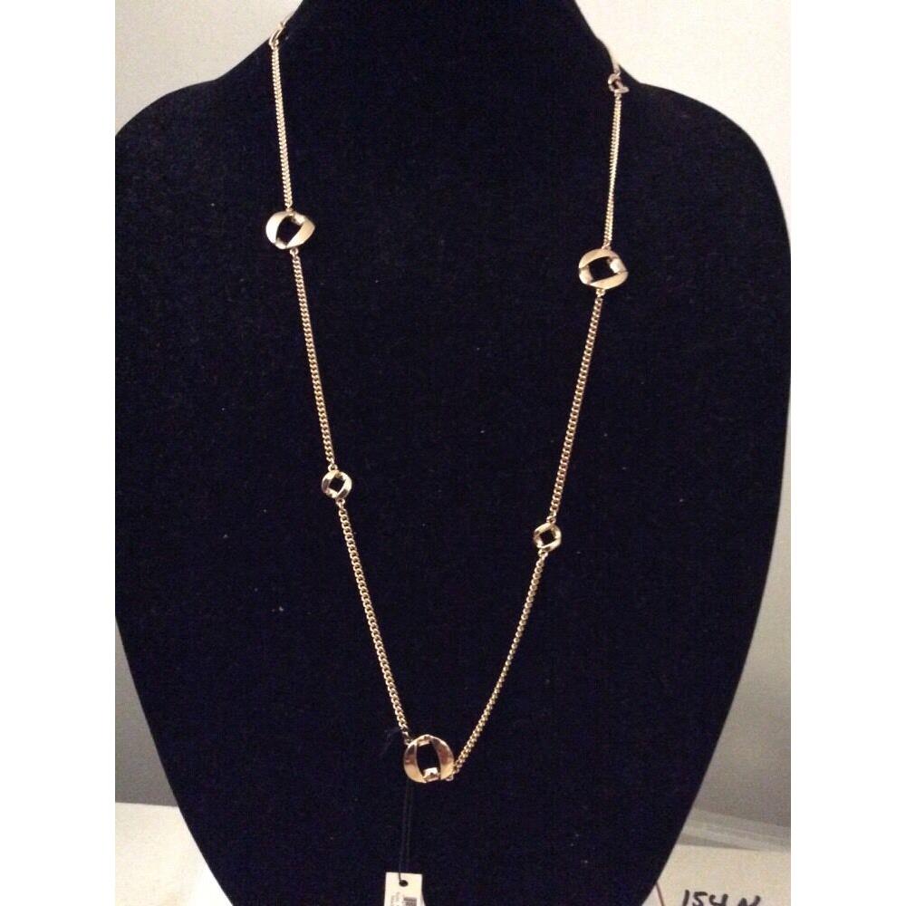 Marc Jacobs Cable Link Long Necklace Gold Tone MJ18