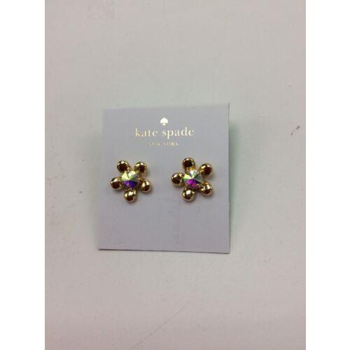 Kate Spade Sunset Blooms Gold-tone Flower Stud Earrings WBRUD701 193 D