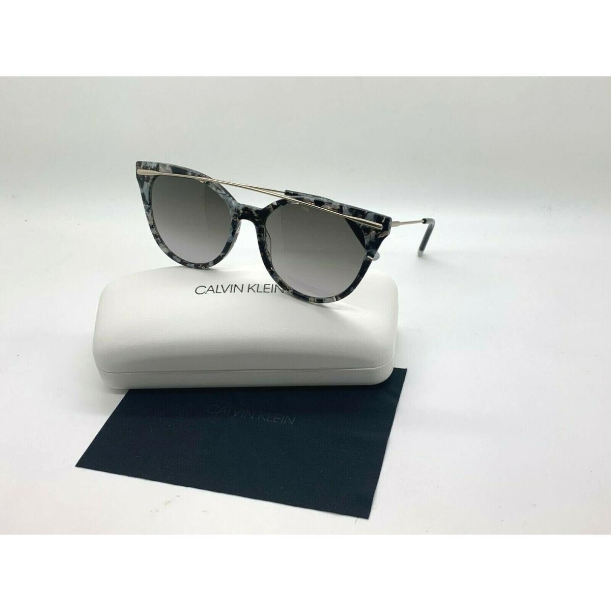 Calvin Klein Sunglasses CK4362S 038 Grey Marble 54-17-140MM Case