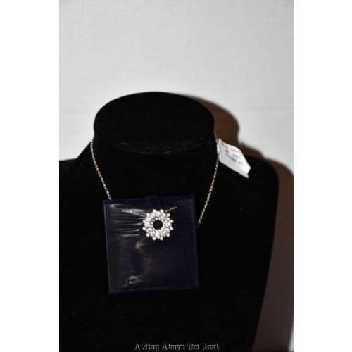 Swarovski Asset Crystal Pendant Necklacein Silver 5048034