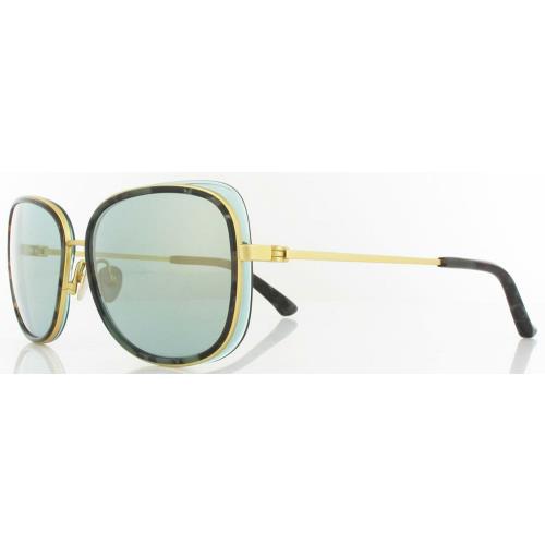 Calvin Klein CK8575S-425 Women`s Metal Frame Sunglasses Blue Lens