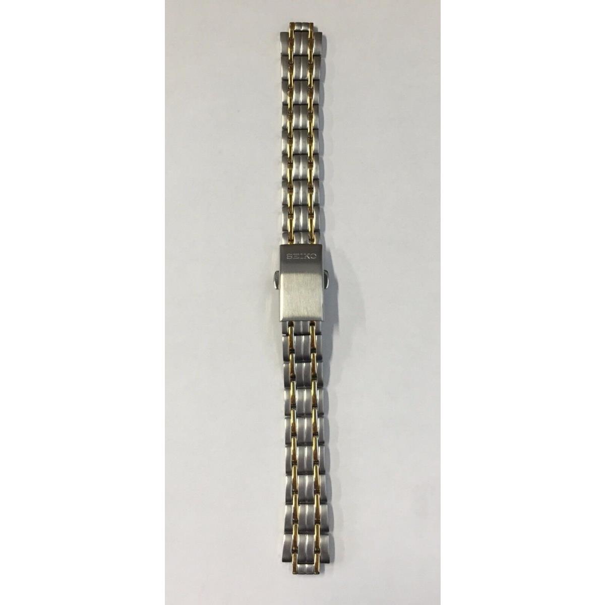 Seiko Womens SXDE68 SXDE67 Two-tone Stainless Steel Bracelet Complete Watch Band