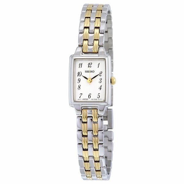 Seiko SXGL61 Women`s White Dial Dress Two-tone Stainless Steel Quartz Watch