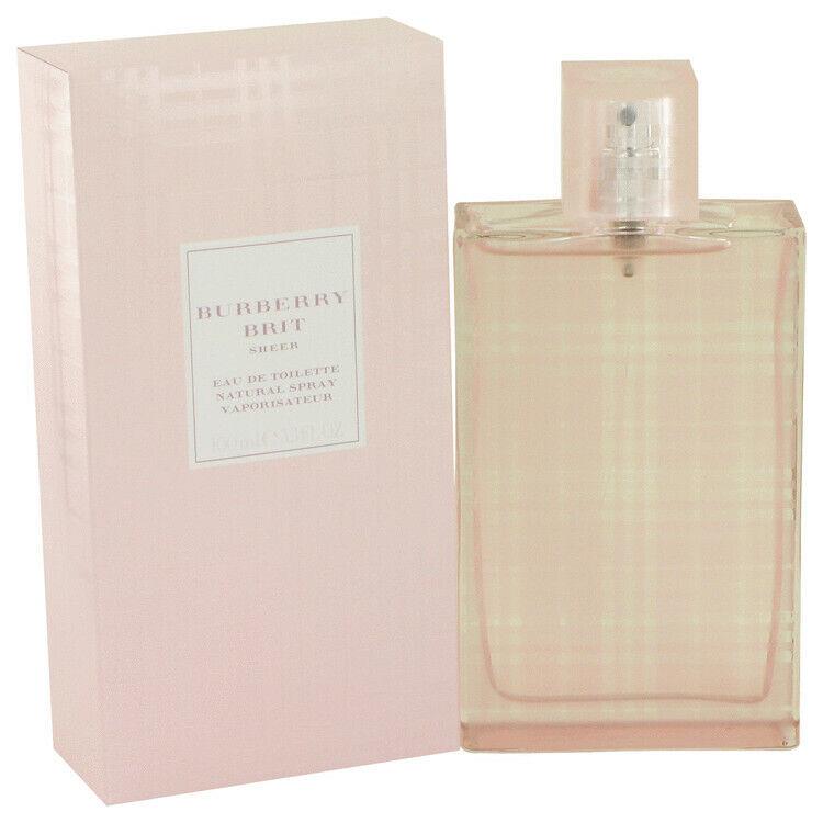 Burberry Brit Sheer by Burberry Eau De Toilette Spray 3.4 oz Women