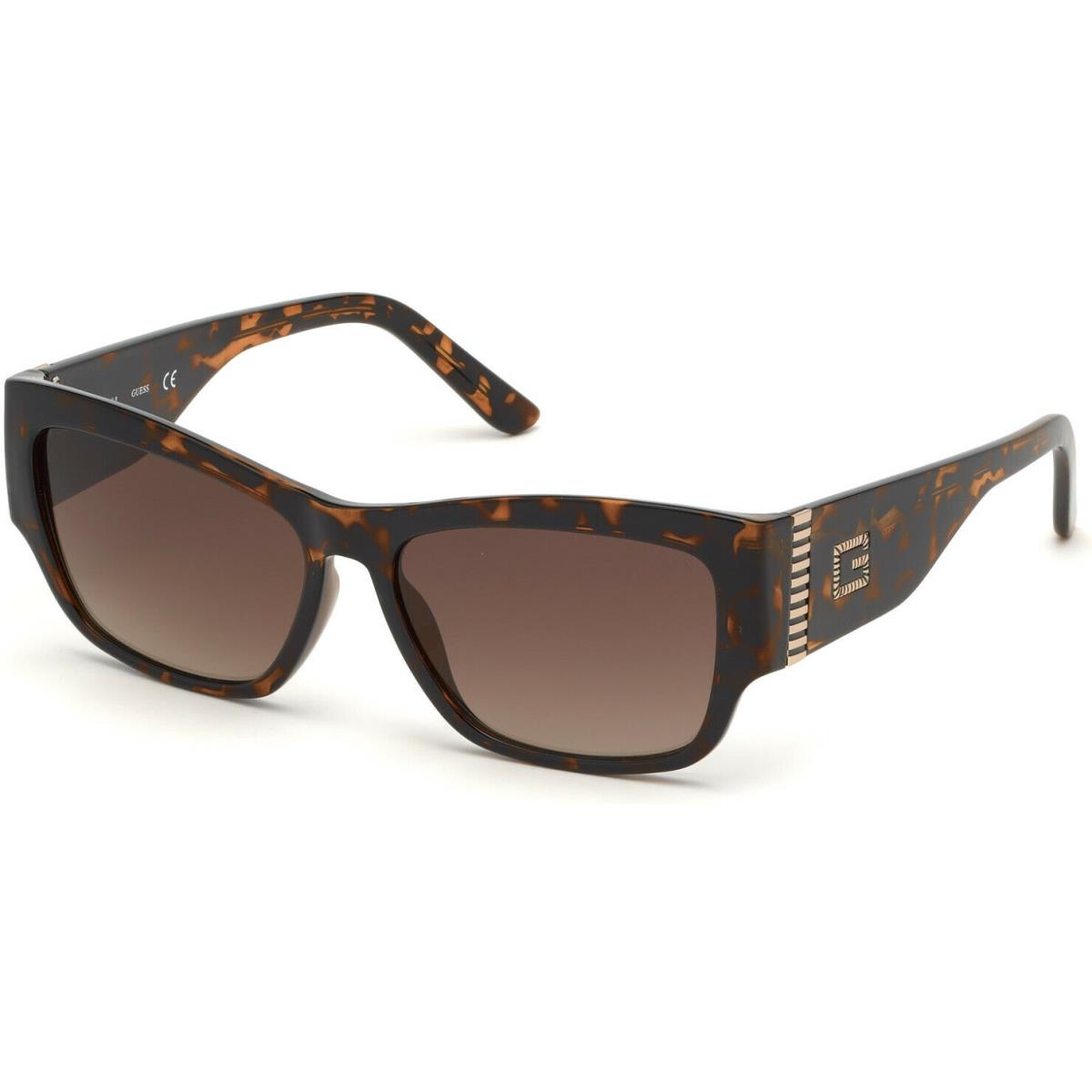 Guess Sunglasses GU 7623 52F 57MM Dark Havana/gradient Brown Lens