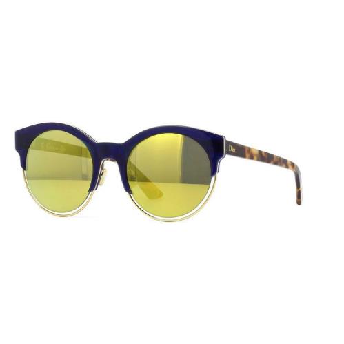 Christian Dior Sideral 1 XW7/K1 Blue Gold Havana/gold Mirror Lens Sunglasses