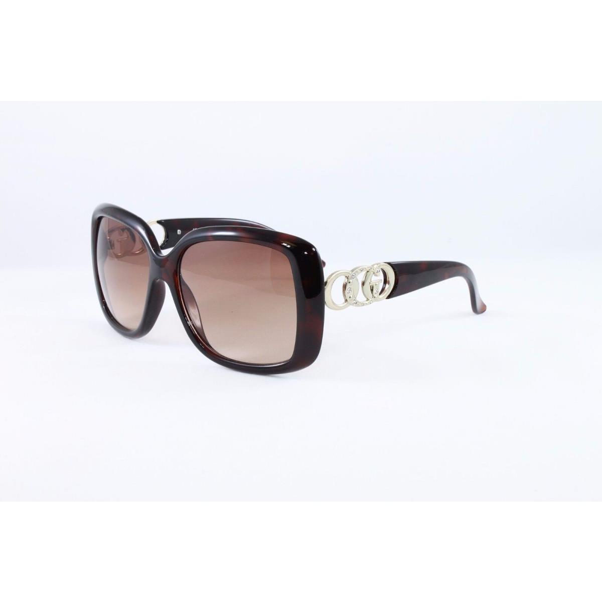 Guess Guf 231 TO-34A Tortoise Brown Rhinestones Sunglasses