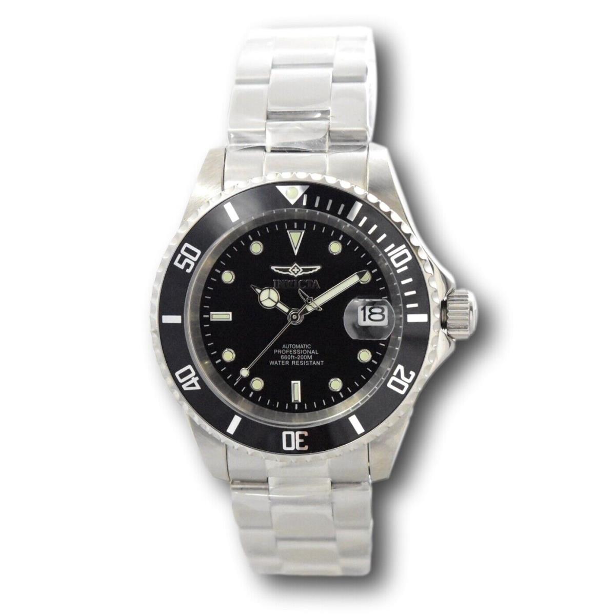 Invicta Pro Diver Automatic Men`s 40mm Black Dial Coin Edge Bezel Watch 8926OB