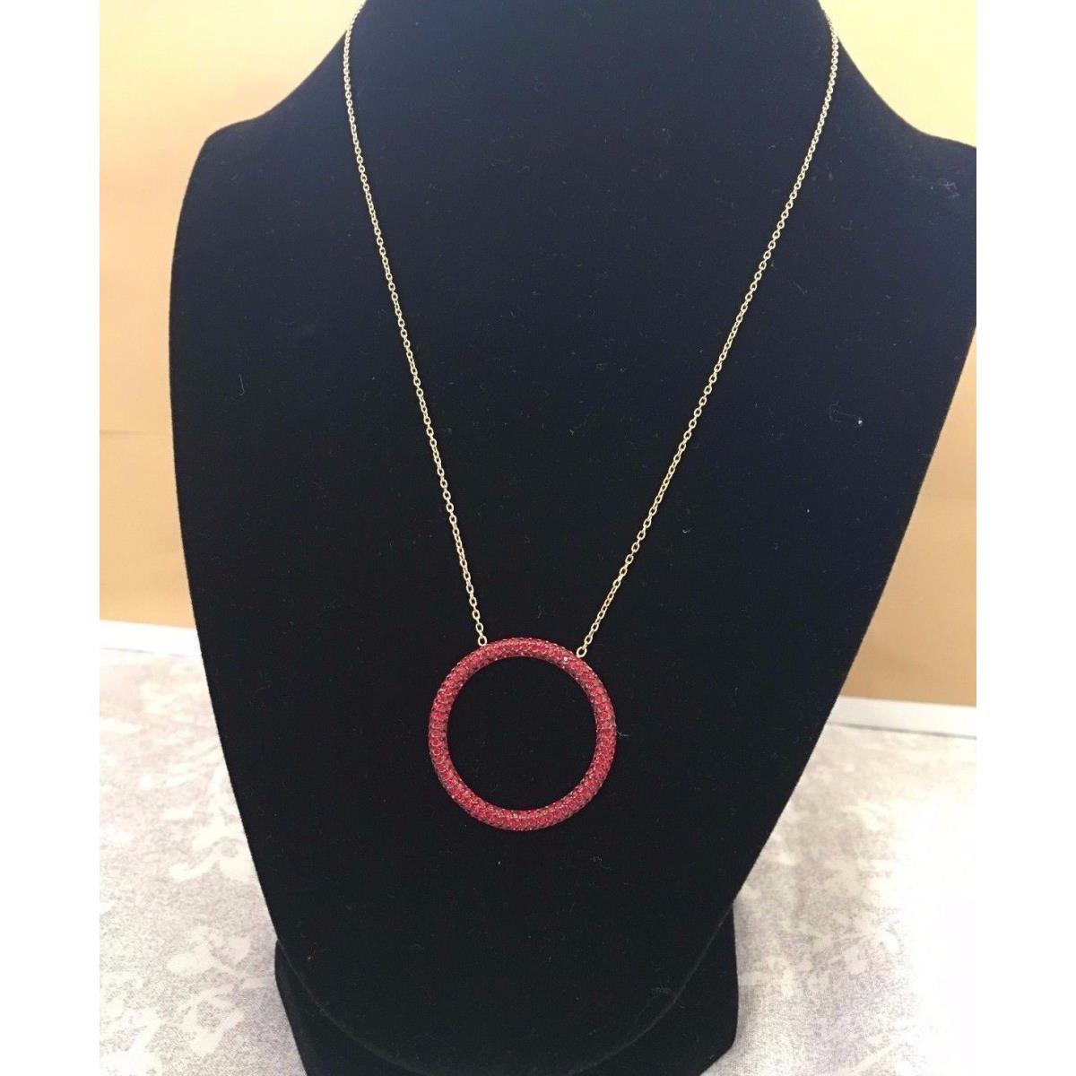 Michael Kors Open Circle Pendant Necklace