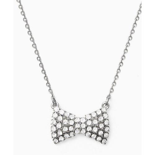 Kate Spade York Necklace Sparkling Pave Bow 098686627499 Kate Spade