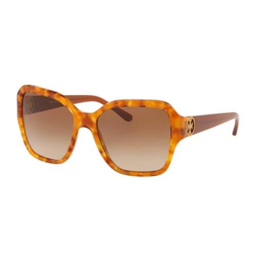 Tory Burch Sunglasses TY 7125 1725/13 Amber Tortoise Frame w/ Brown Gradient