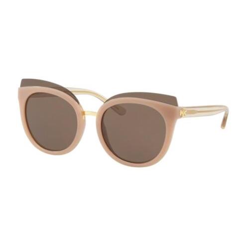 Tory Burch Sunglasses TY 9049 166373 Blush Pink Cat-eye Frame W/brown Lenses