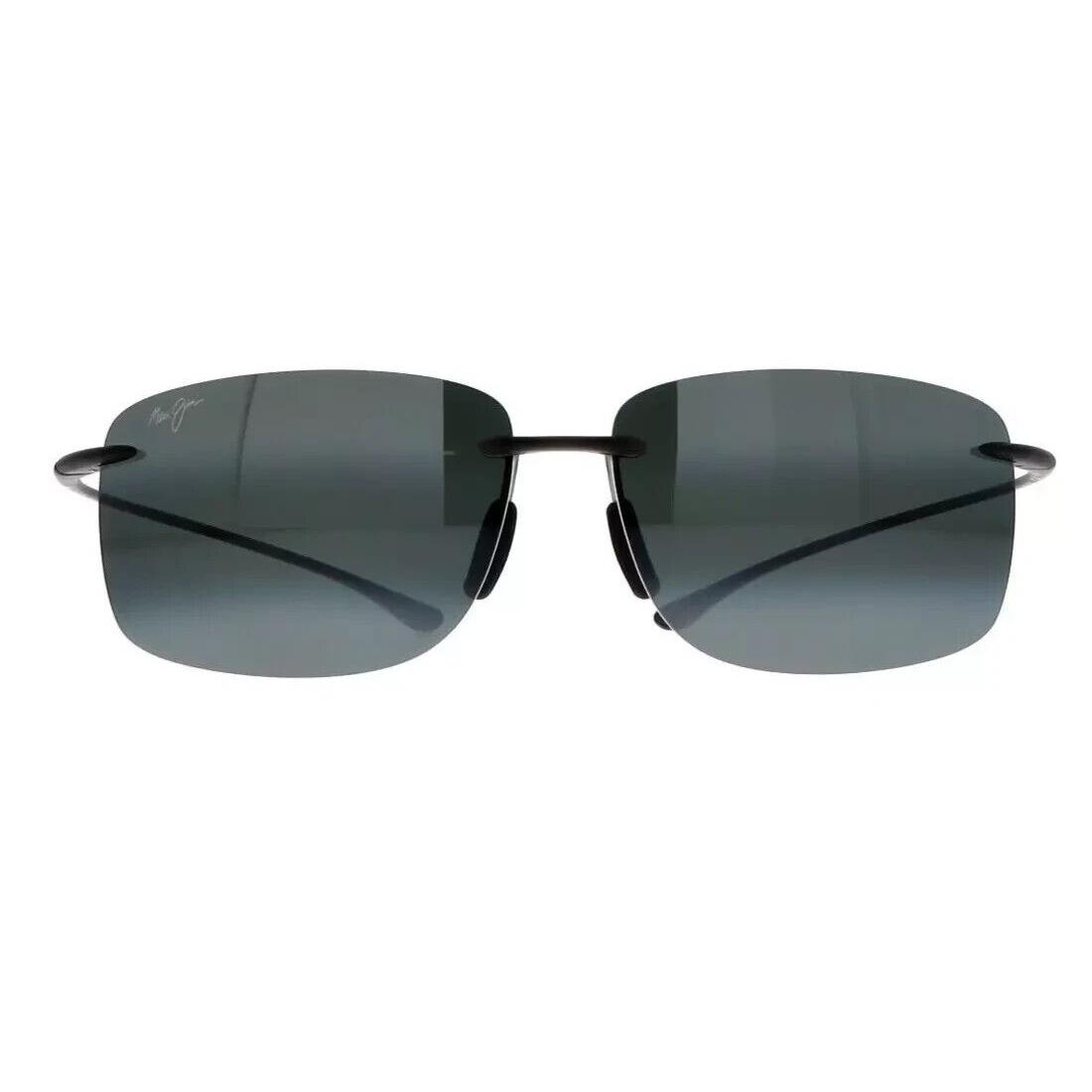 Maui Jim Hema 443-11M Neutral Gray Polarized Rimless Sunglasses - Frame: Gray, Lens: Neutral gray