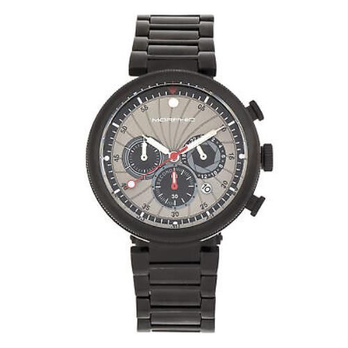 Morphic M87 Series Chronograph Bracelet Watch W/date - Black/grey