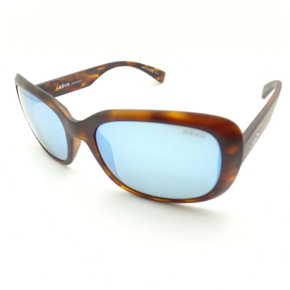 Revo sunglasses  - Matte Tortoise Frame, Blue Water Lens