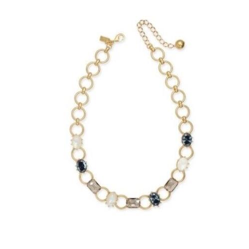 Kate Spade Blooming Bling Stone Necklace Navy wbrug130