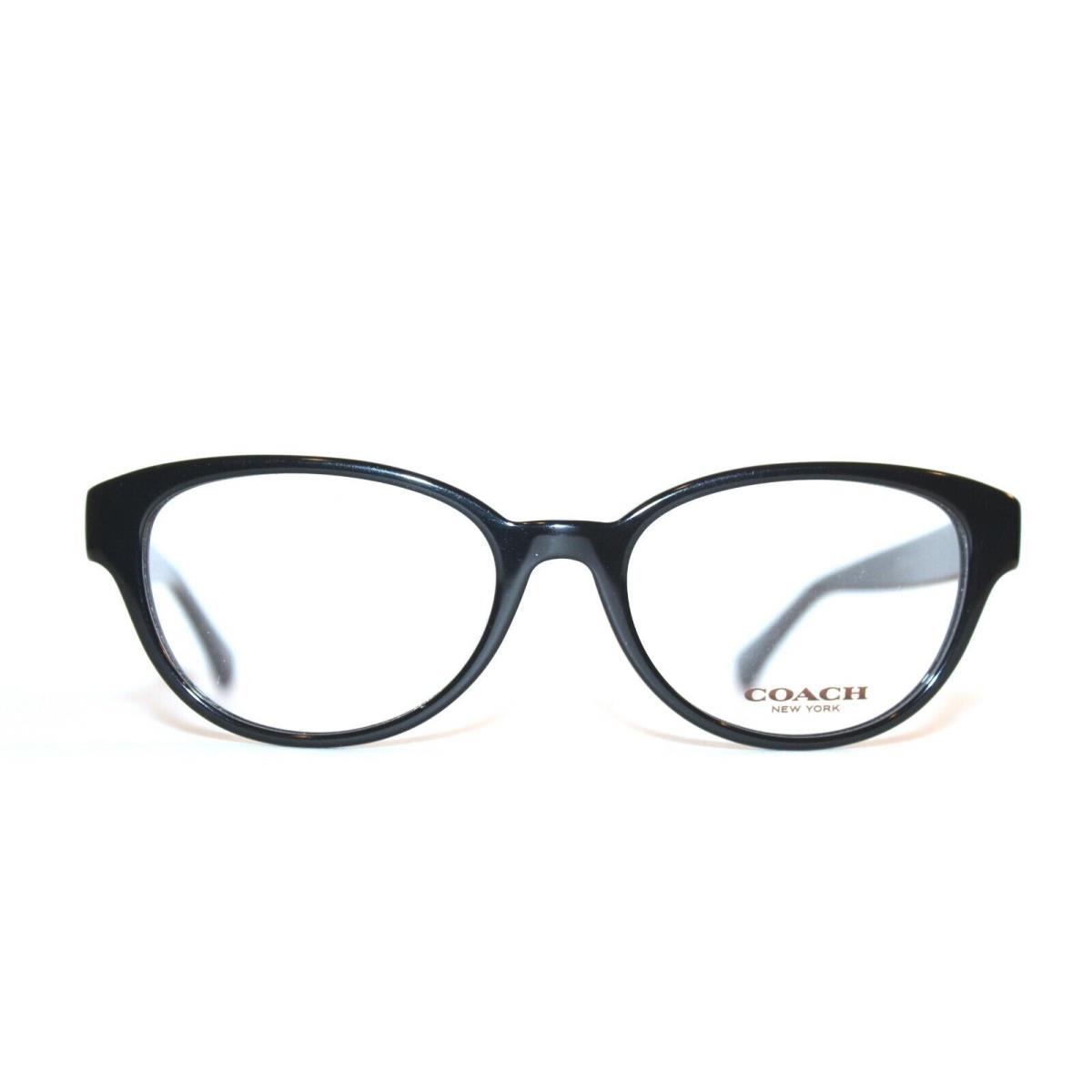 Coach HC 6069 5002 Black Silver Eyeglasses Womens 51-17-135