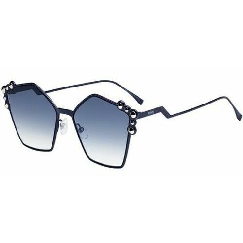 Fendi Can Eye FF 0261 PJP/08 C Fashion Sunglasses Blue / Blue Gradient Lens