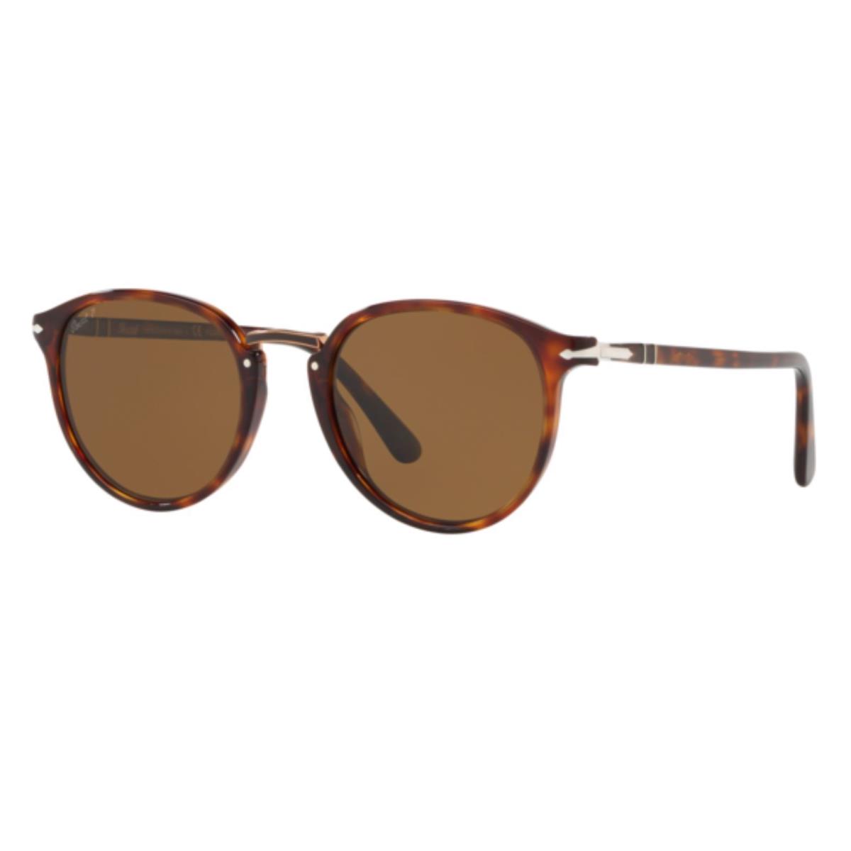 Persol 0PO 3210 S 24/57 Havana Polarized Sunglasses