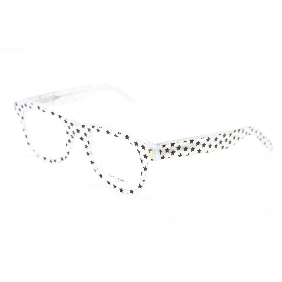 Saint Laurent SL 50 014 White Black RX Eyeglasses SL50 48-22 - WHITE BLACK Frame
