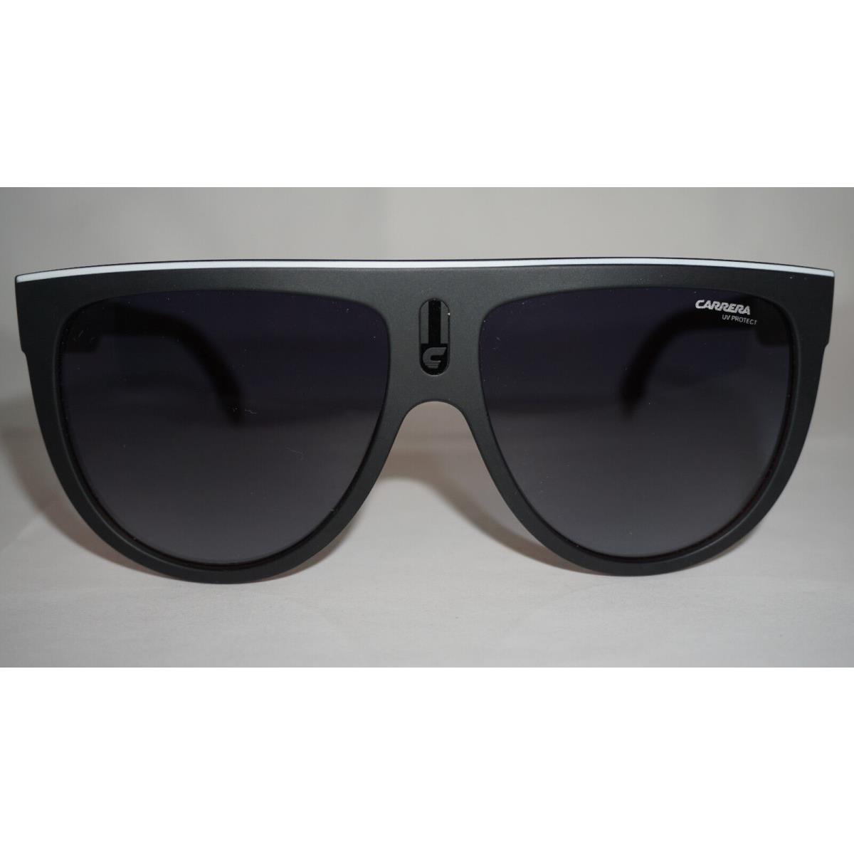 Carrera sunglasses  - Black Red Side Shields , Matte Black Red Frame, Grey Gradient Lens 2