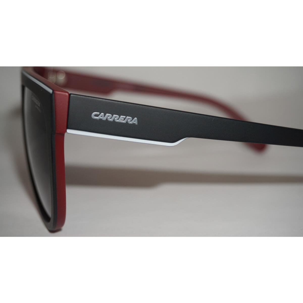 Carrera sunglasses  - Black Red Side Shields , Matte Black Red Frame, Grey Gradient Lens 5