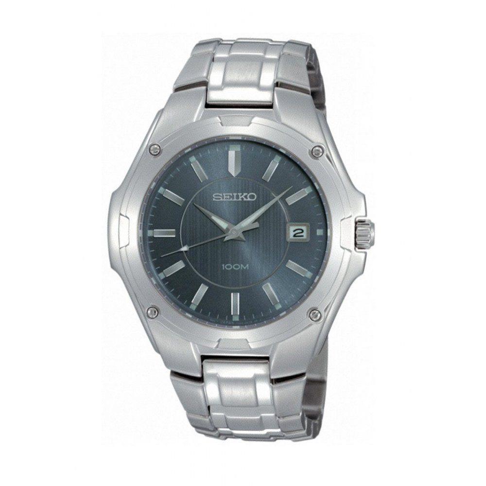 Seiko Men`s SGEE59 Silver-tone Dress Watch