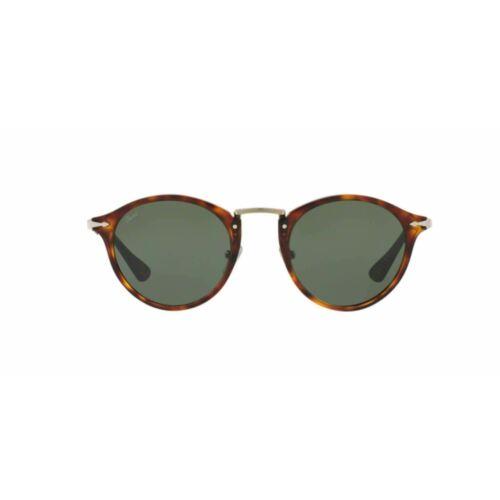 Persol sunglasses  - Havana Frame, Green Lens 0