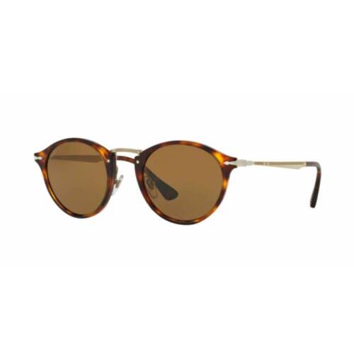 Persol 0PO 3166 S 24/57 Havana Polarized Sunglasses