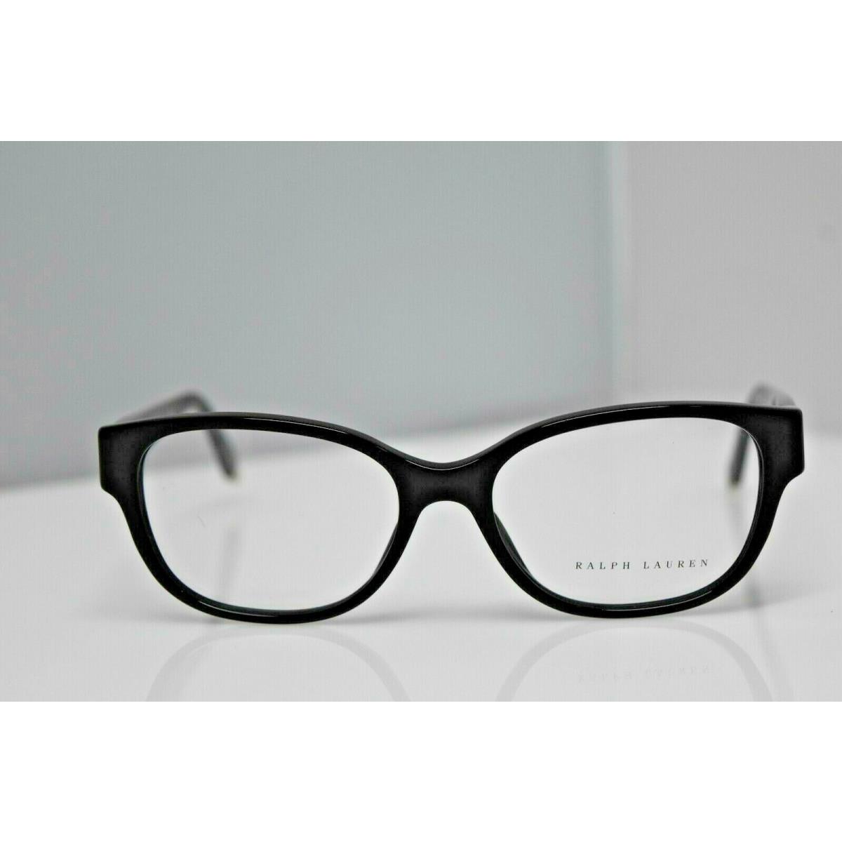 Ralph Lauren Optical Black Vintage Silver Italy 52-16-140 Eyeglasses