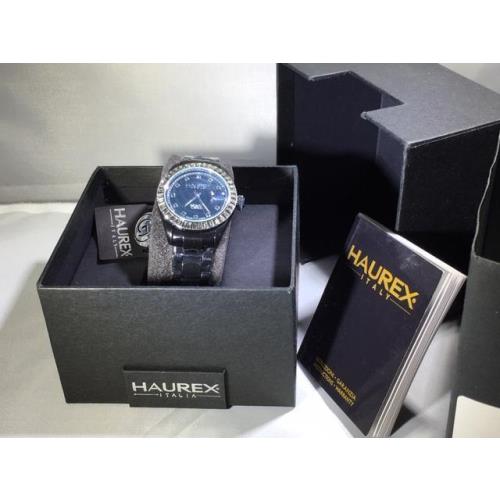 Haurex Italy Women`s PN360DNN Monte Carlo Black Dial Watch