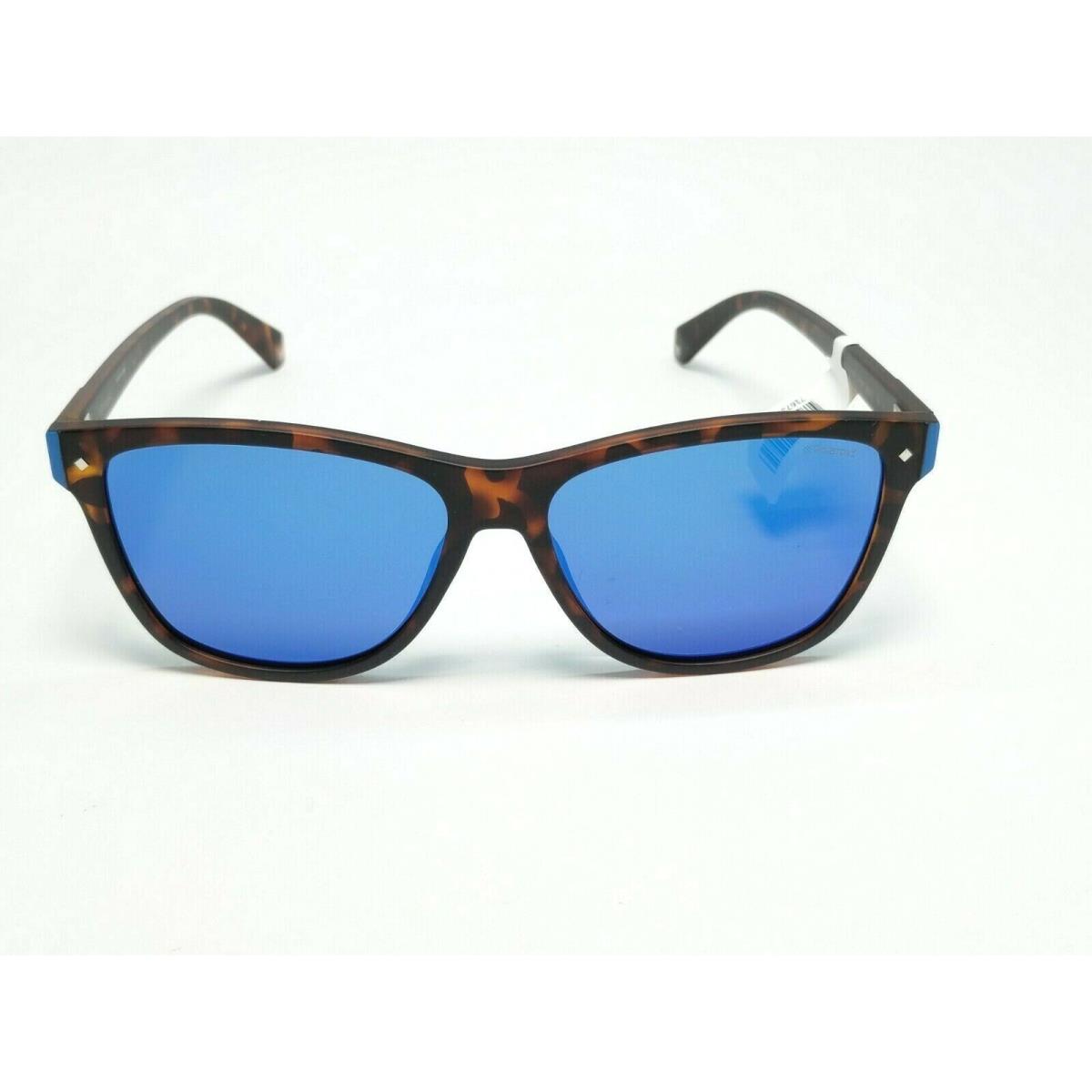 Polaroid PLD6035S Havana Brown / Blue Polarized Sunglasses